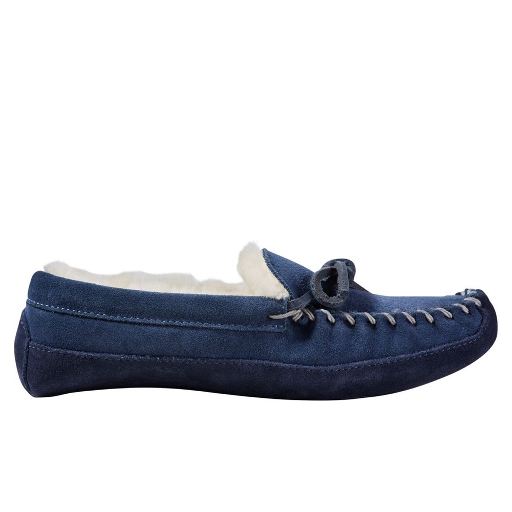 Kids' Wicked Good Slippers L.L. Bean boys size 12c leather shearling